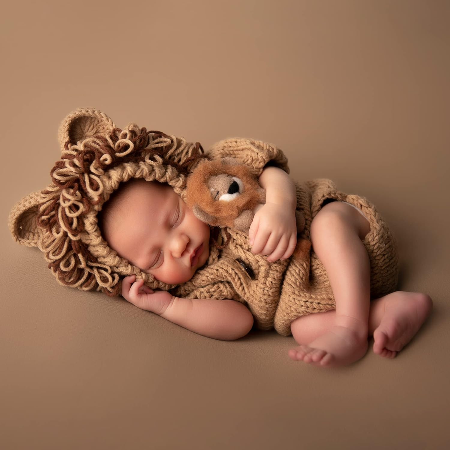 MG House Baby Lion Photography Outfit Set