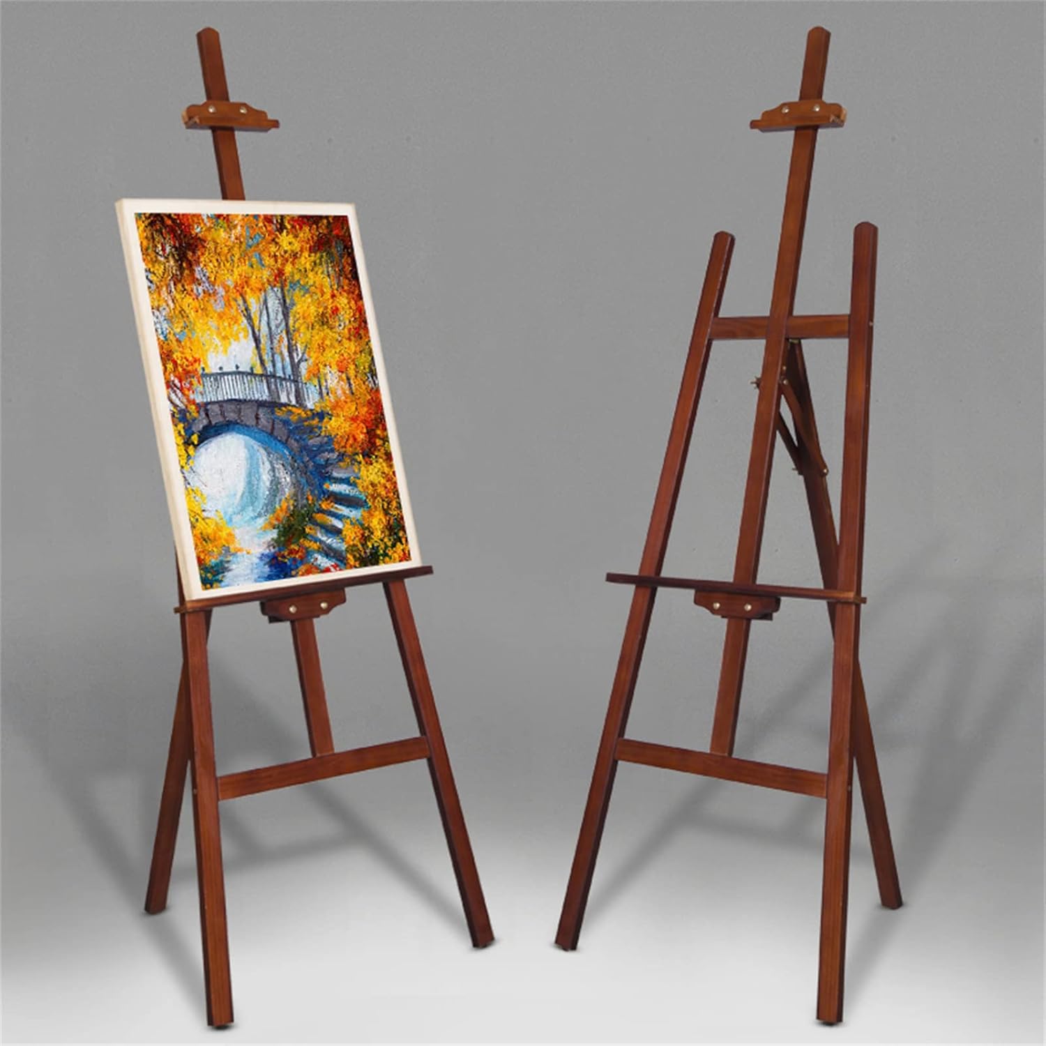 15M Wooden Folding Art Easel for Display and Sketching