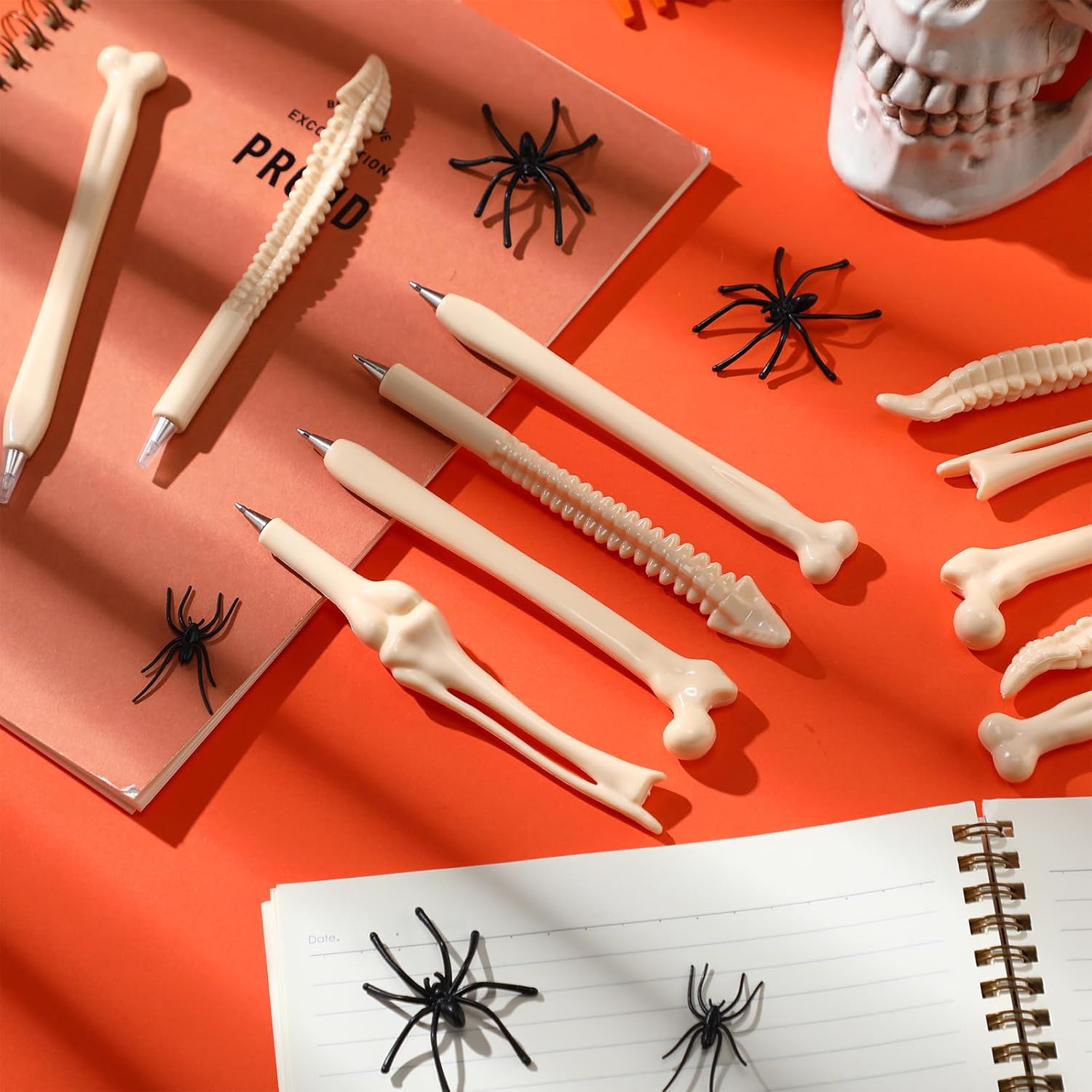 Yeaqee Bone Shape Ballpoint Pens 200 Pack