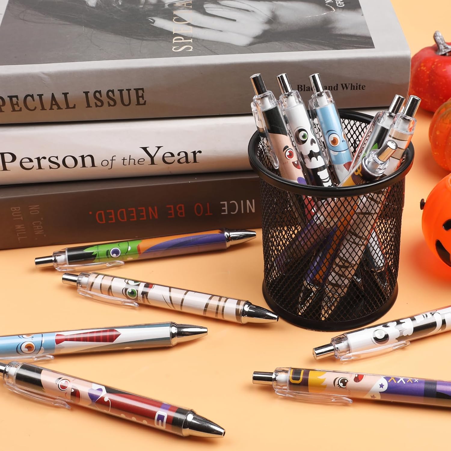 DIYASY 36 Pcs Halloween Pens Bulk Set