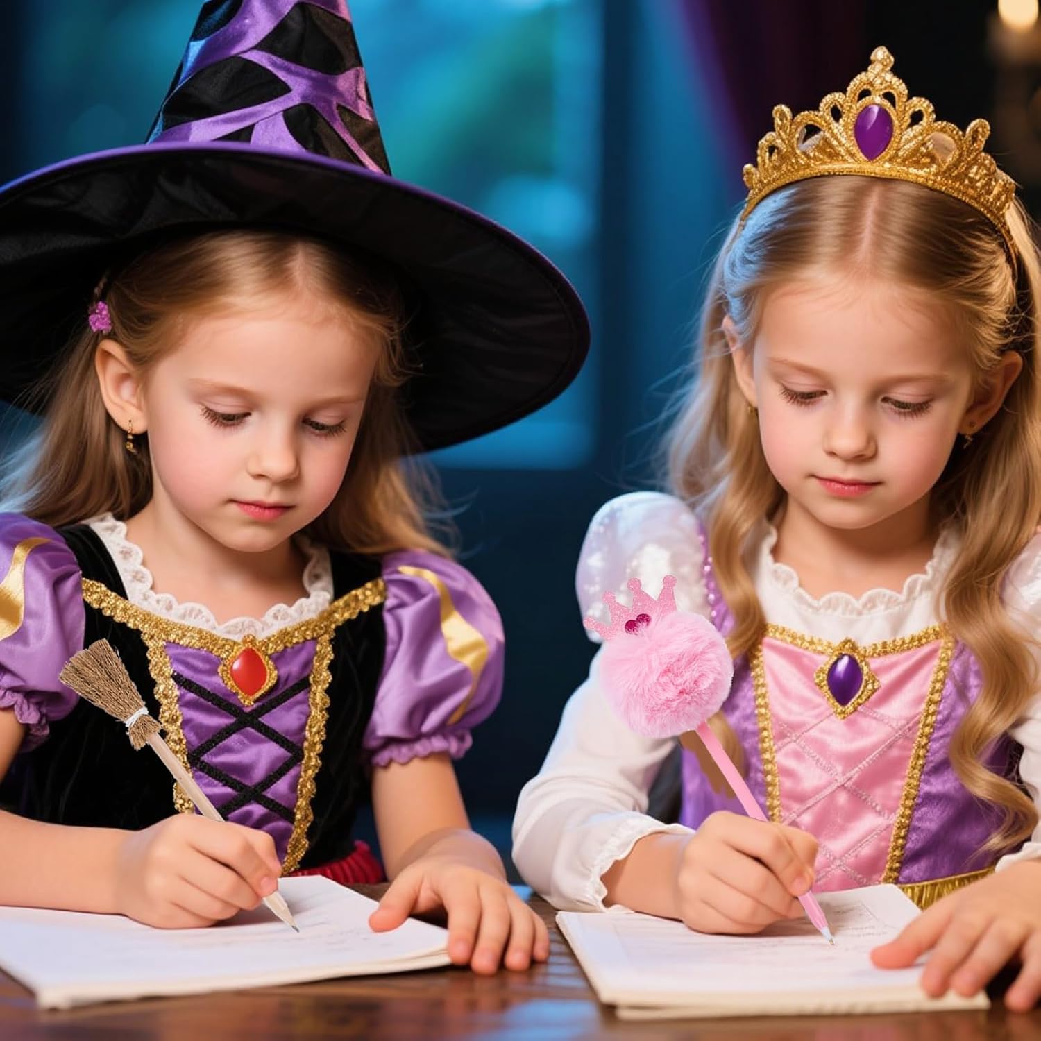 24 Piece Witch Party Favors Halloween Decor Pens Set