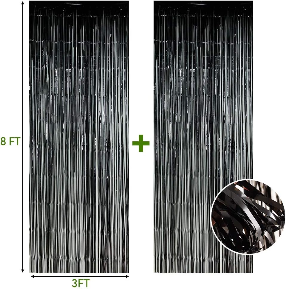 Twinkle Star 2 Pack Photo Booth Backdrop Foil Curtain