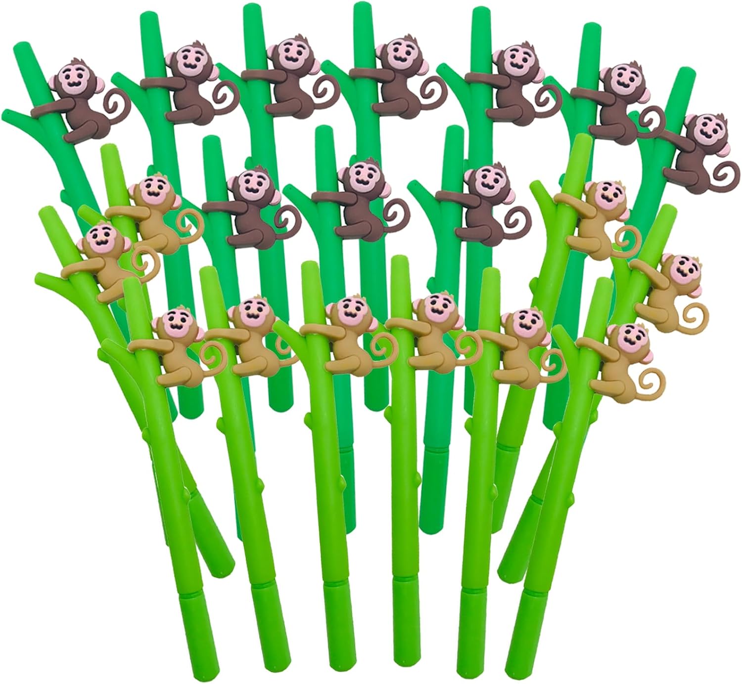 Cute Monkey Gel Ink Pens 20 Pack