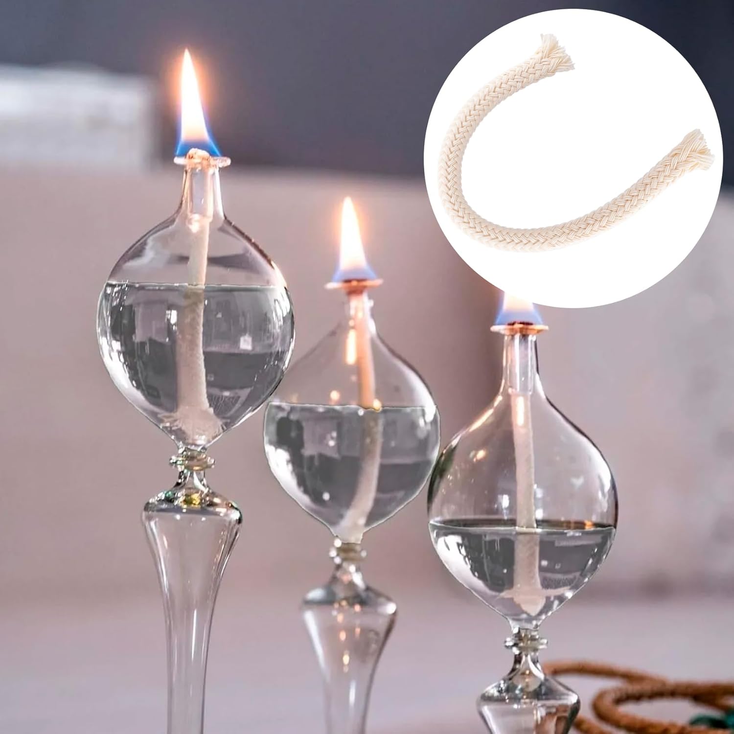 15 PCS 14 Inch Cotton Braided Candle Wicks