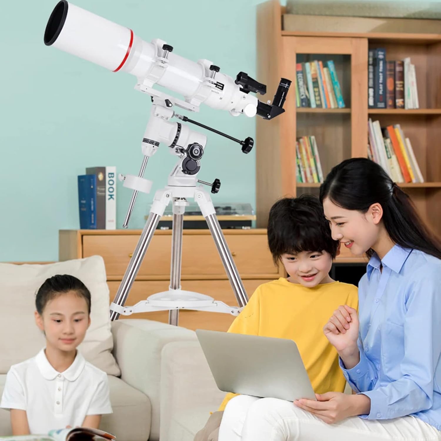 Refractor Telescope for Adults and Kids with 102mm Aperture
