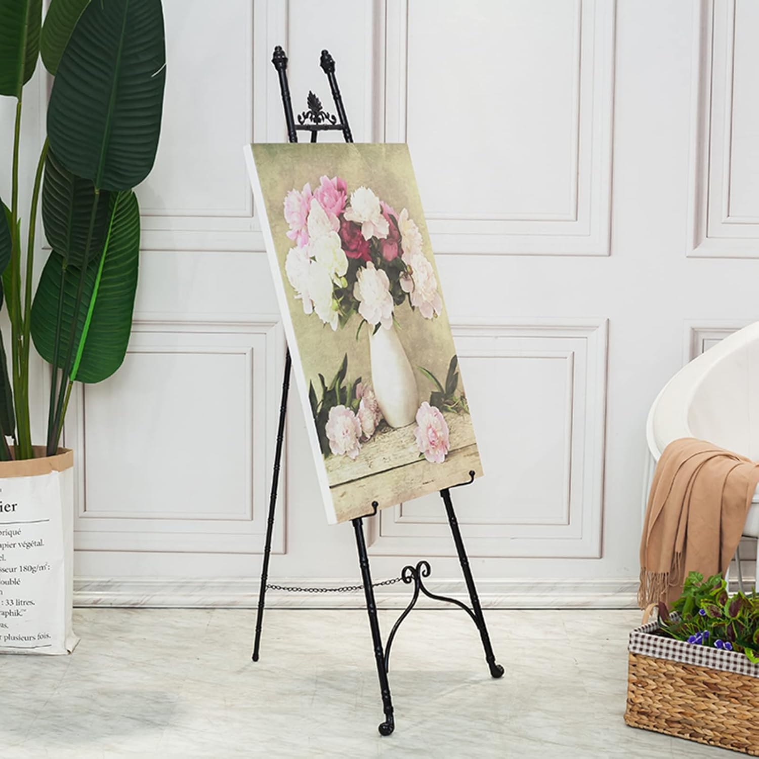 Gold Adjustable Display Easel 120cm Portable Stand