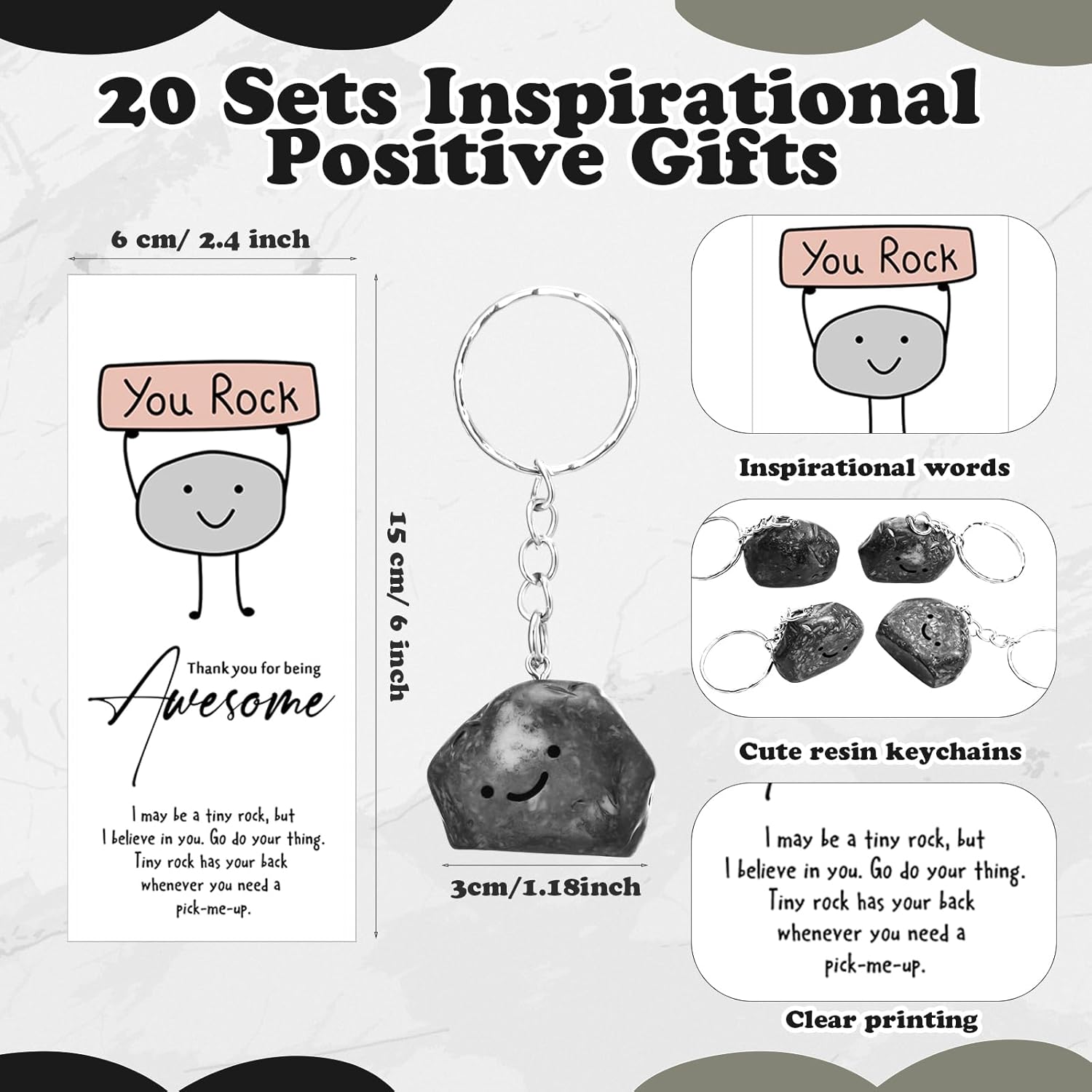 20 Piece You Rock Gift Set for Teachers and Students