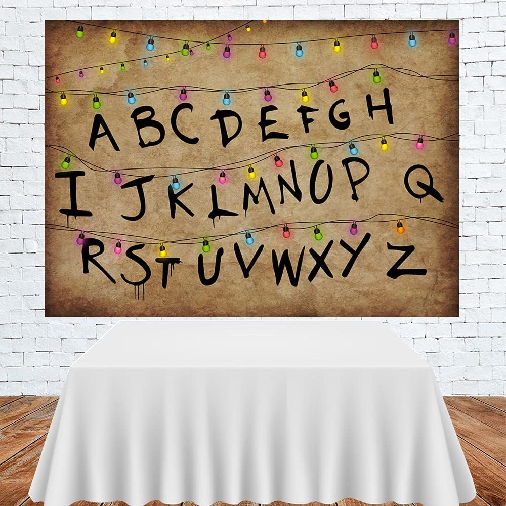Lofaris Rustic Alphabet Backdrop for Photography