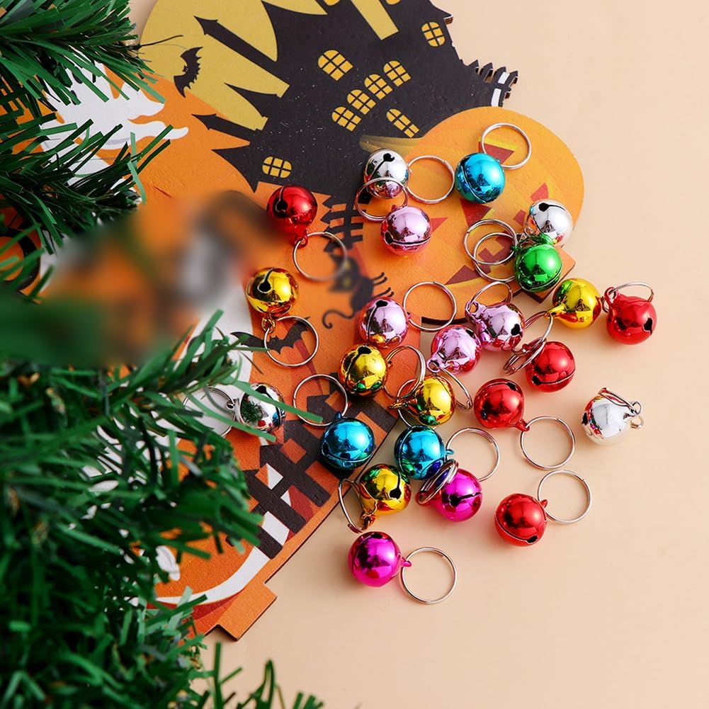 20 Pcs 16mm Pet Collar Bells with Ring