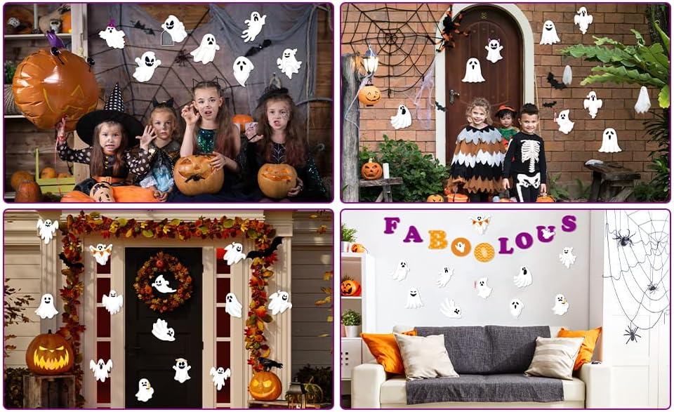 Haooryx Halloween Ghost Bulletin Board Decoration Set