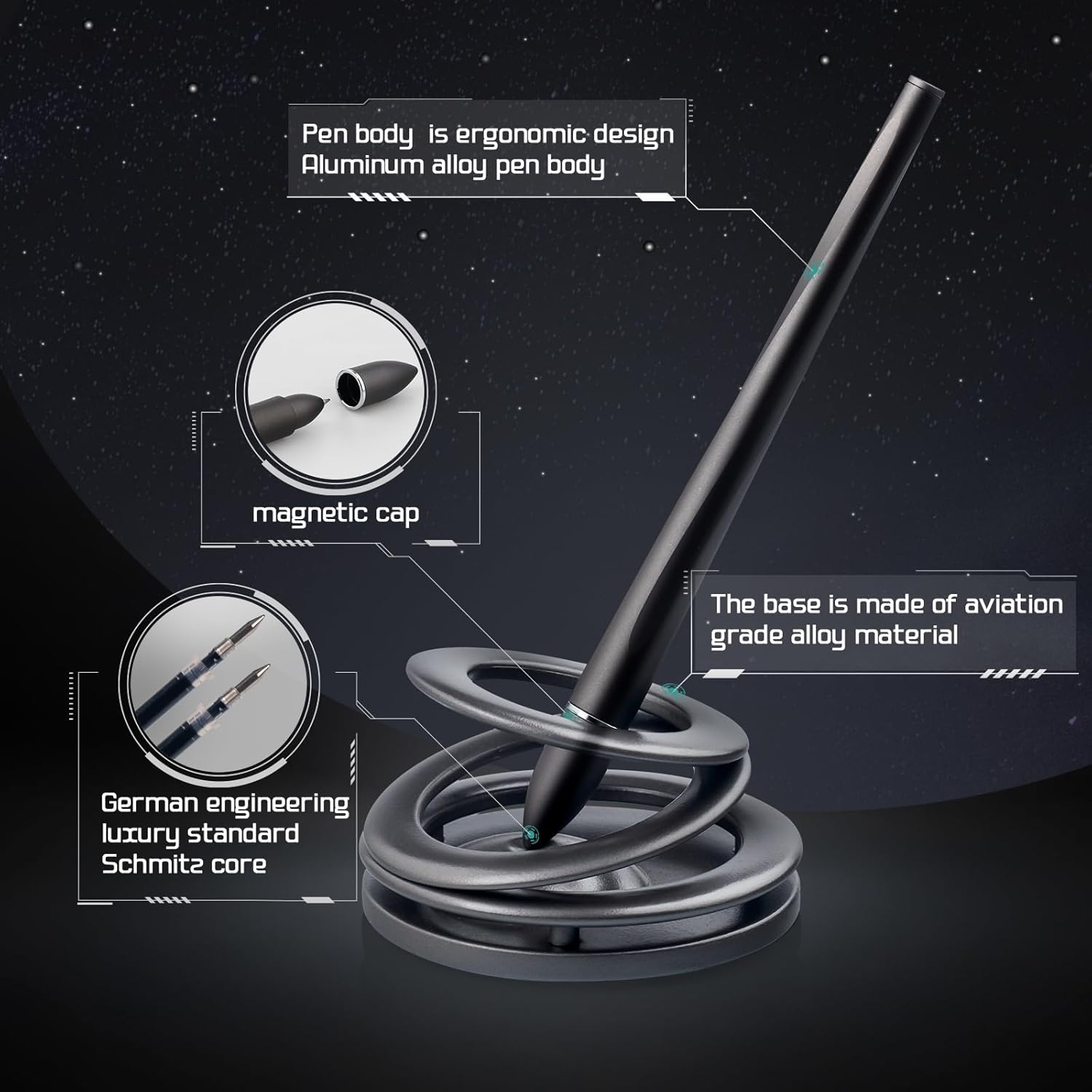 Sturnium 30 Floating Magnetic Pen for Desktop Decoration