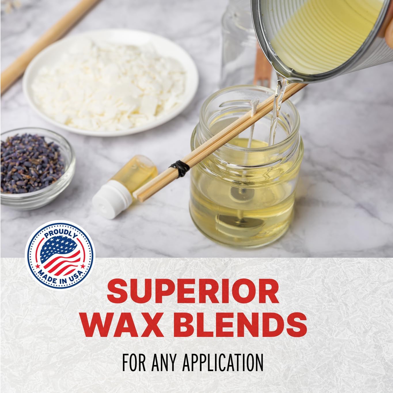 BW Blended Waxes Soy Paraffin Wax 20 Lb