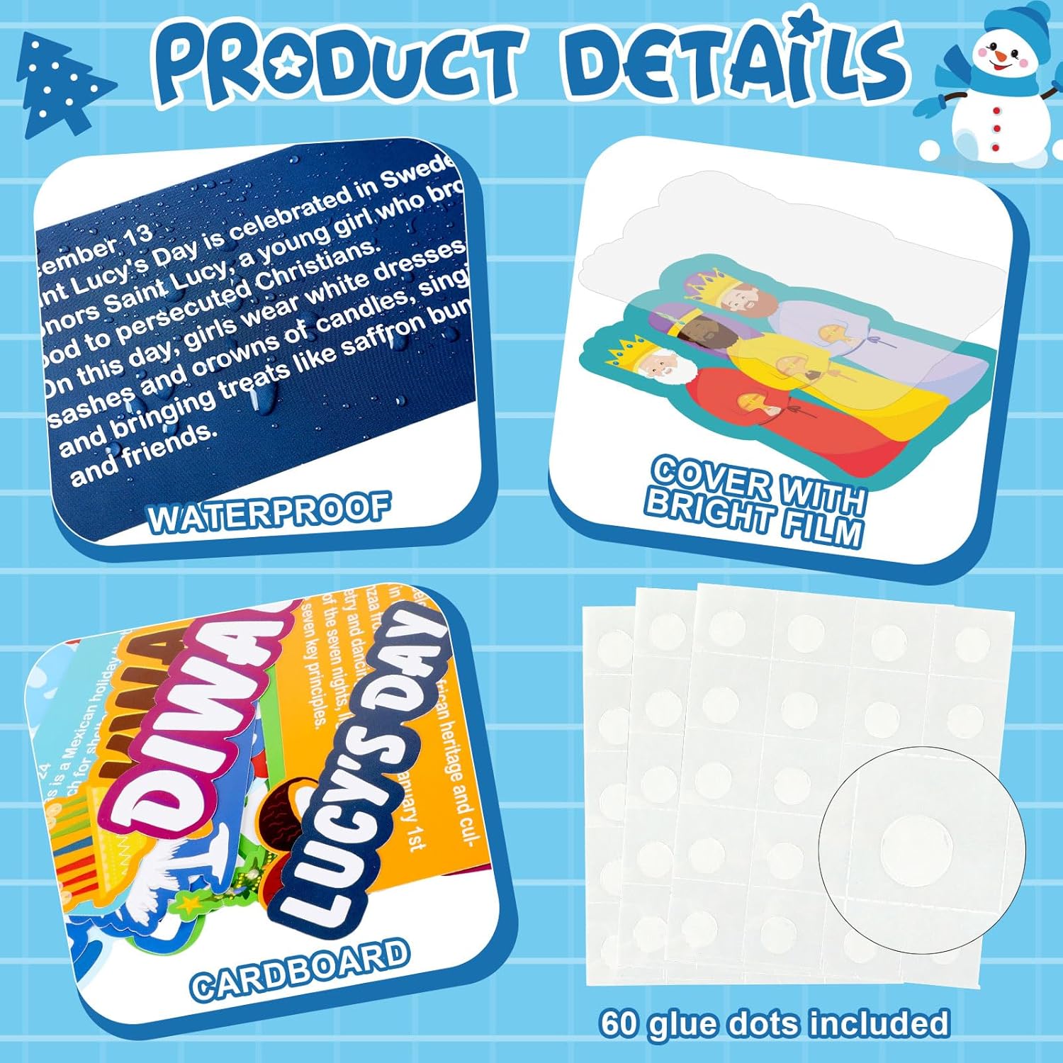Winter Holidays Around The World Bulletin Board Set