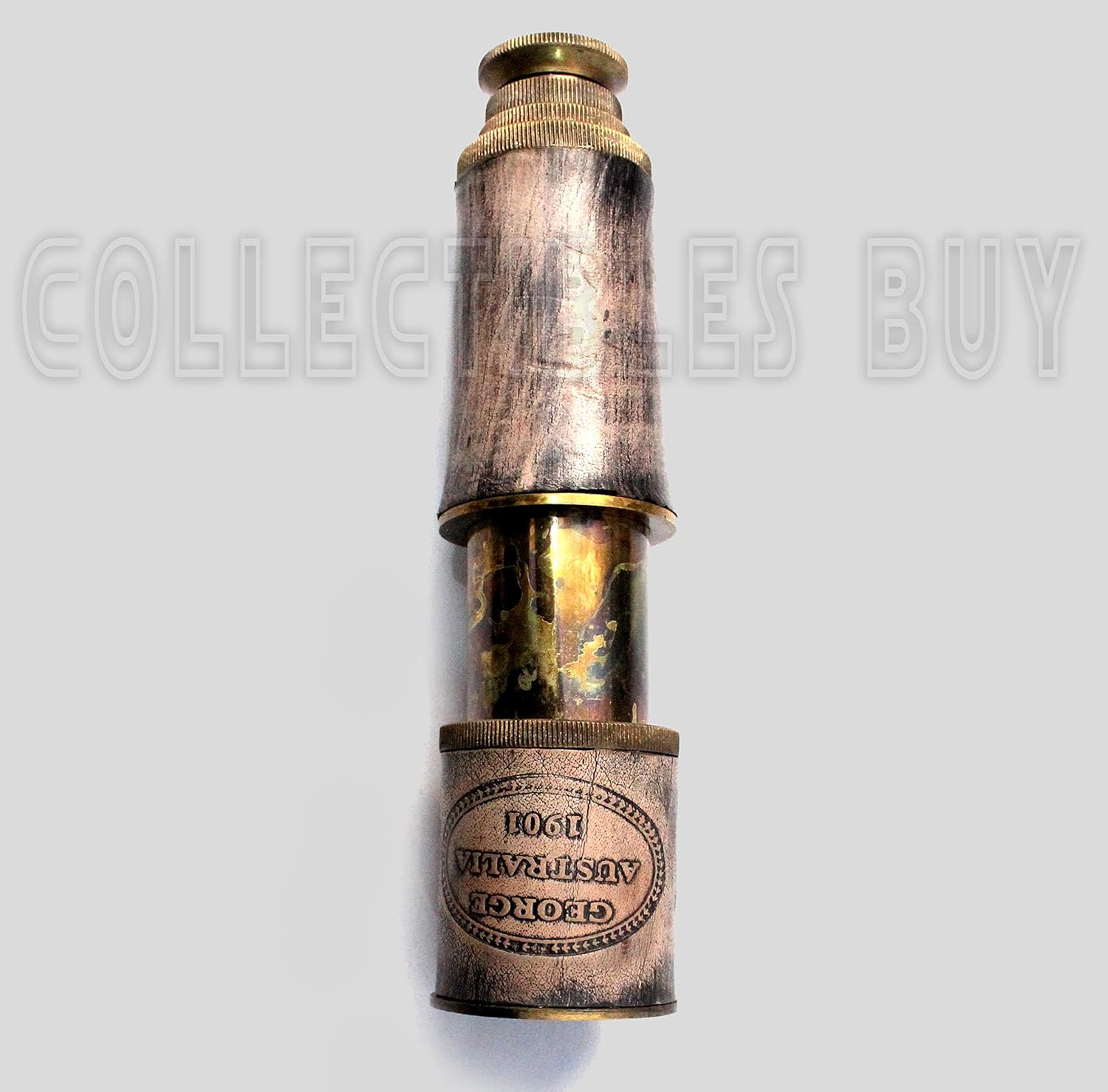Single Barrel Brass Monocular for Bird Watching and Traveling