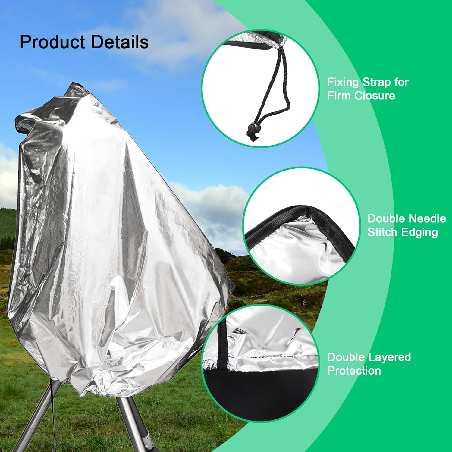 Astromania Telescope Cover with Strap 238 Inch Diameter