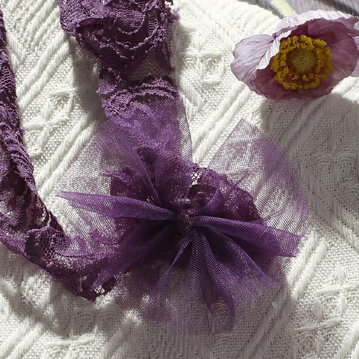 Vomdrok Newborn Girl Photography Romper with Headband