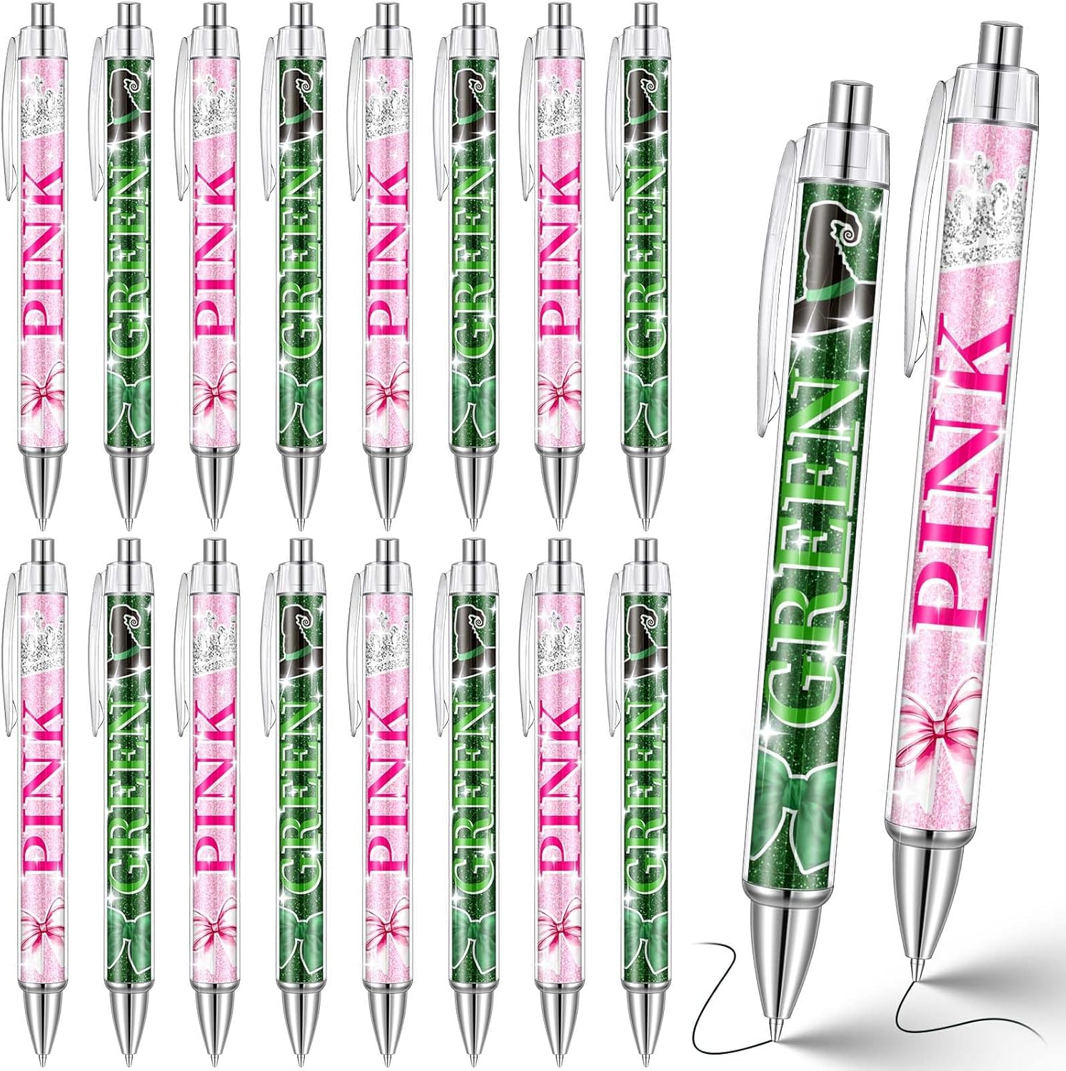 Honic 24 Pcs Witch Pens Bulk Set for Girls