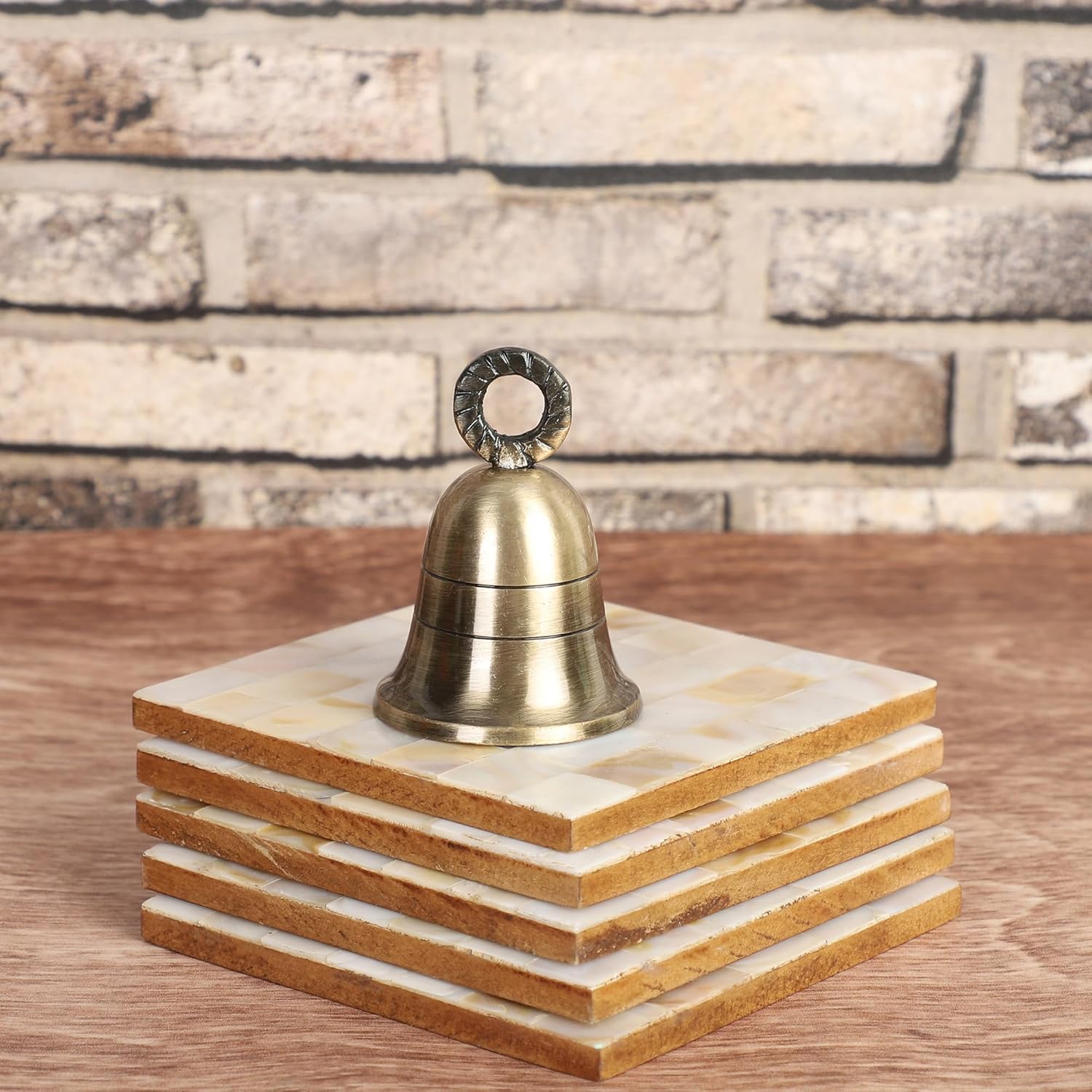 Antique Gold Brass Bells for Home and Festival Decor