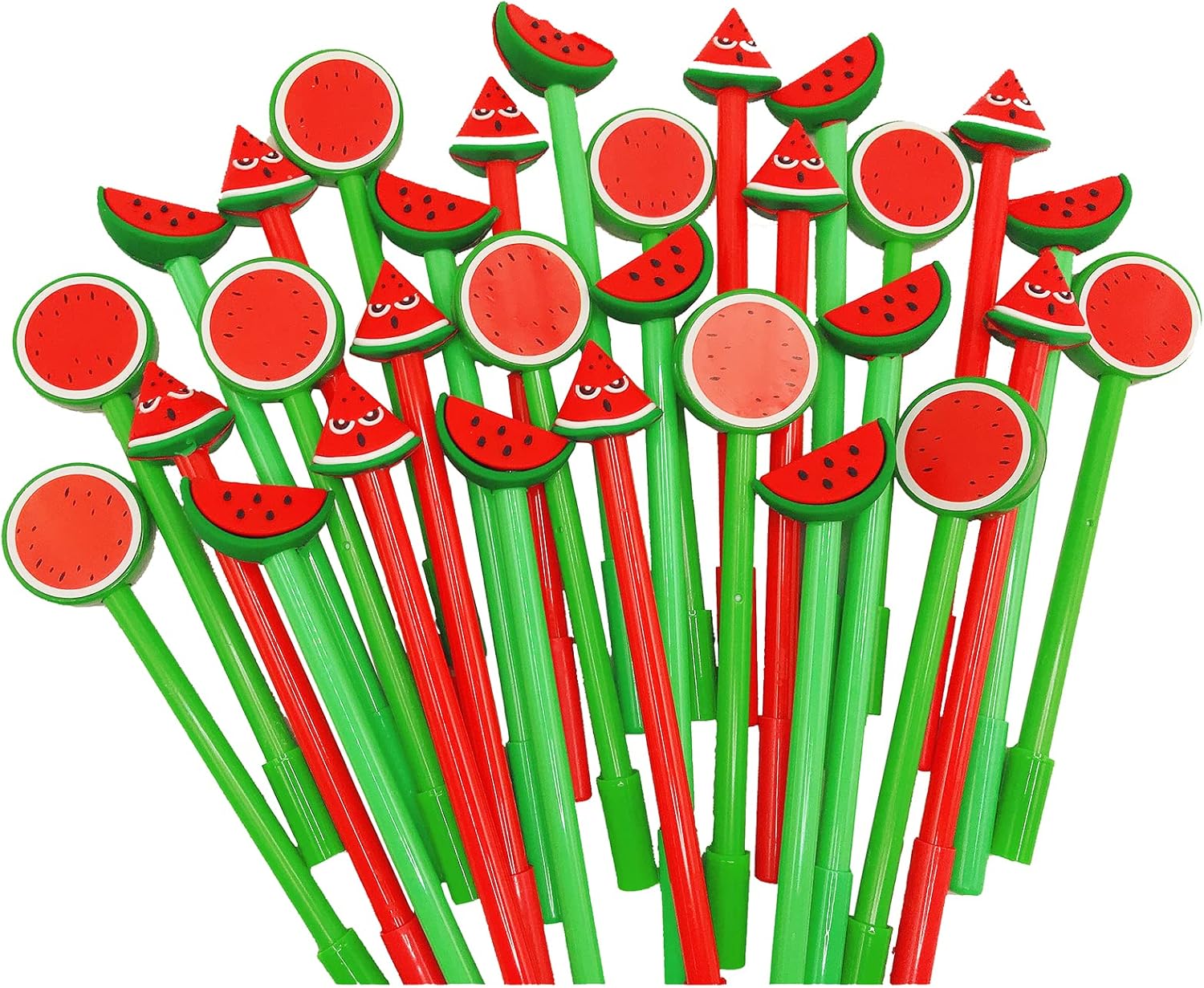 30 Pcs Cute Watermelon Gel Pens for Kids