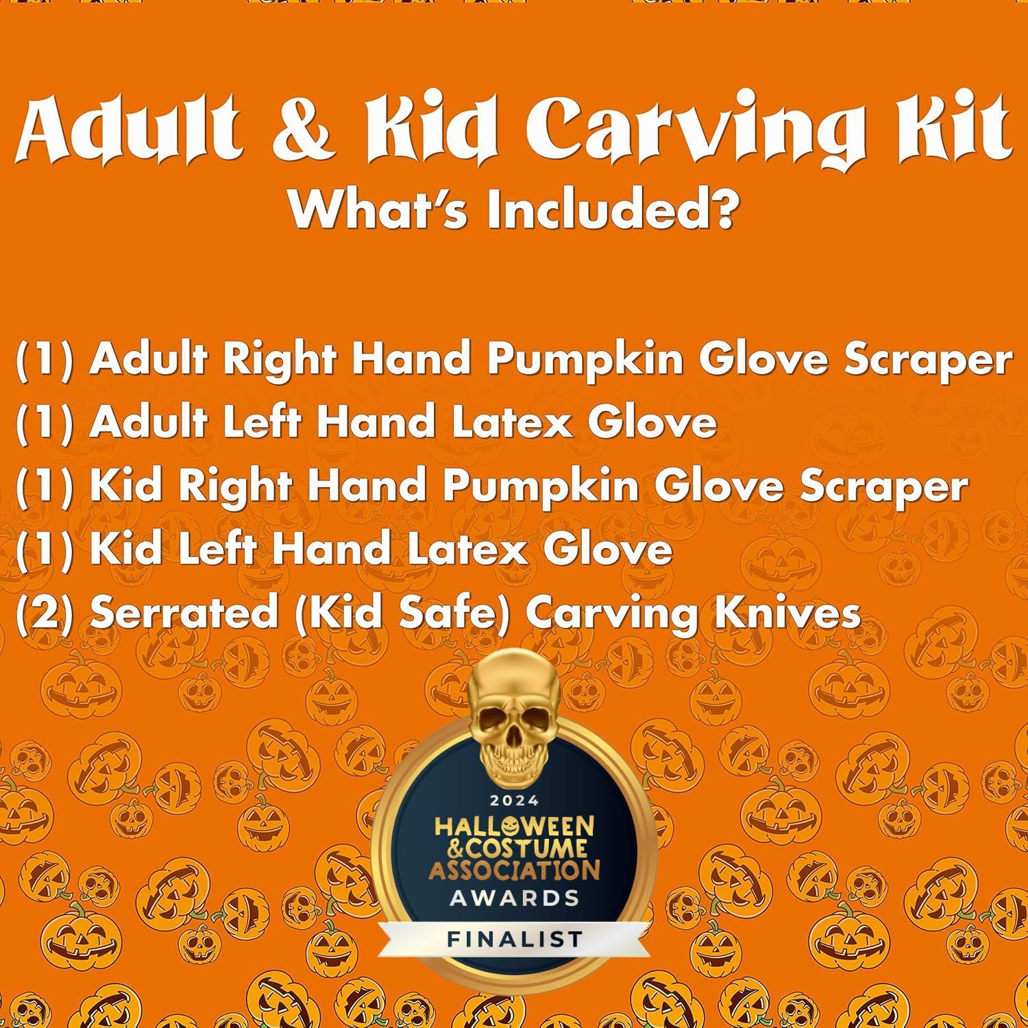 Pumpkin Scraper Glove Mess Free Carving Kit for Adults