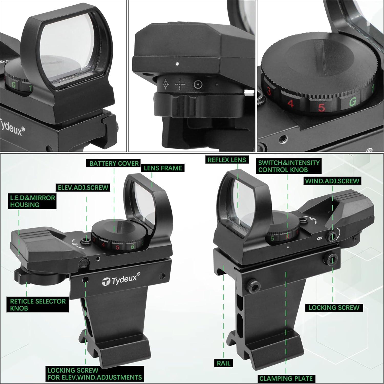 All Metal Finder Deluxe Telescope Reflex Sight