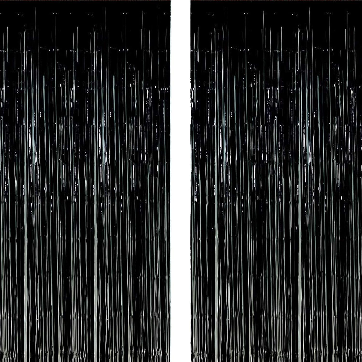 Twinkle Star 2 Pack Photo Booth Backdrop Foil Curtain