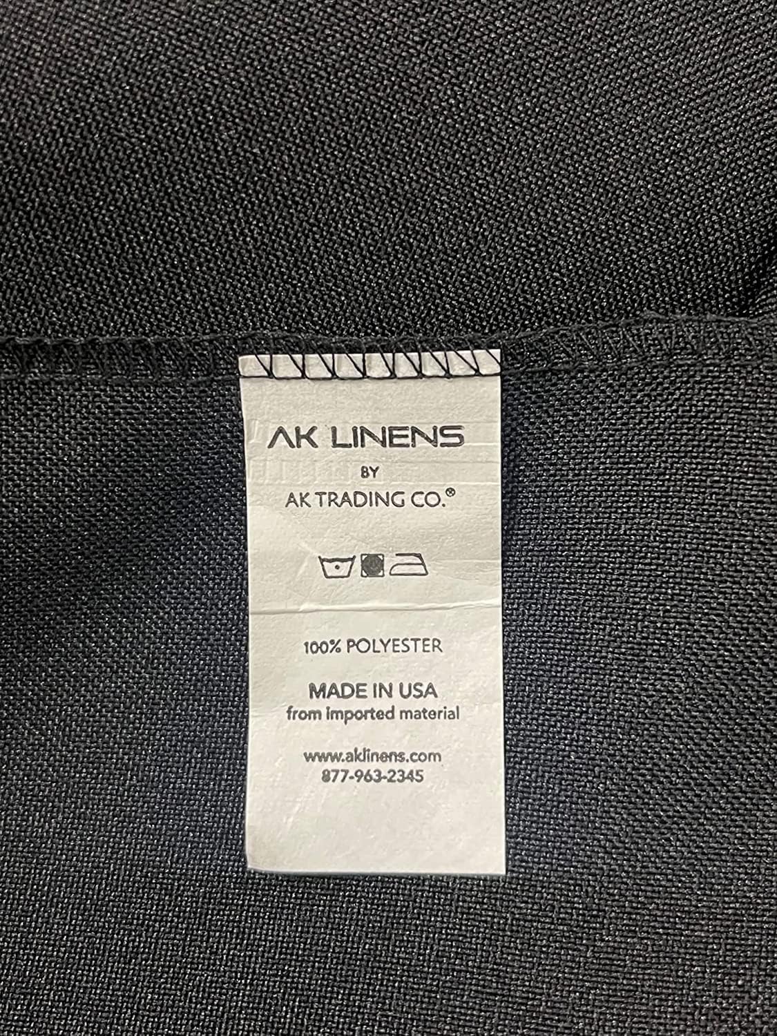 AK TRADING CO 10x10 ft Polyester Backdrop Drapes with Rod Pockets - Navy Blue