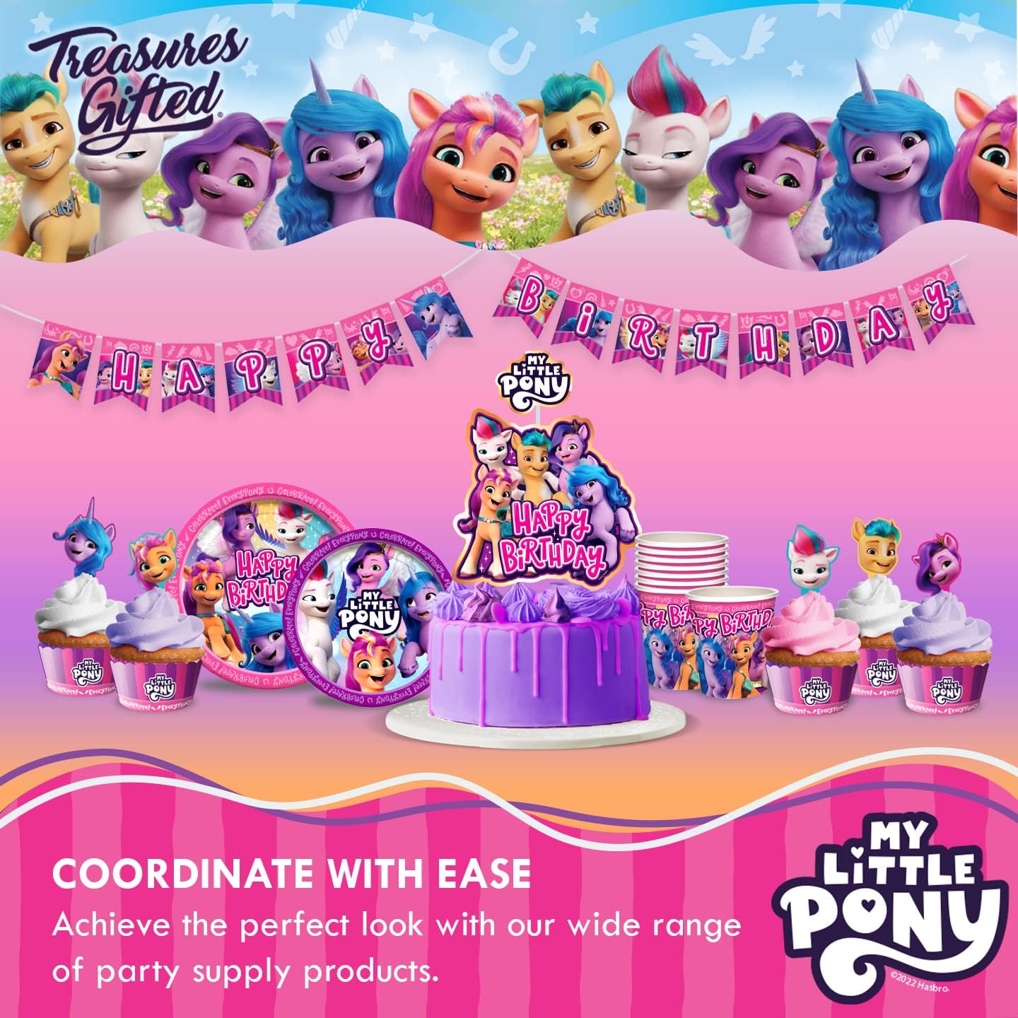 Treasures Gifted My Little Pony Birthday Decorations