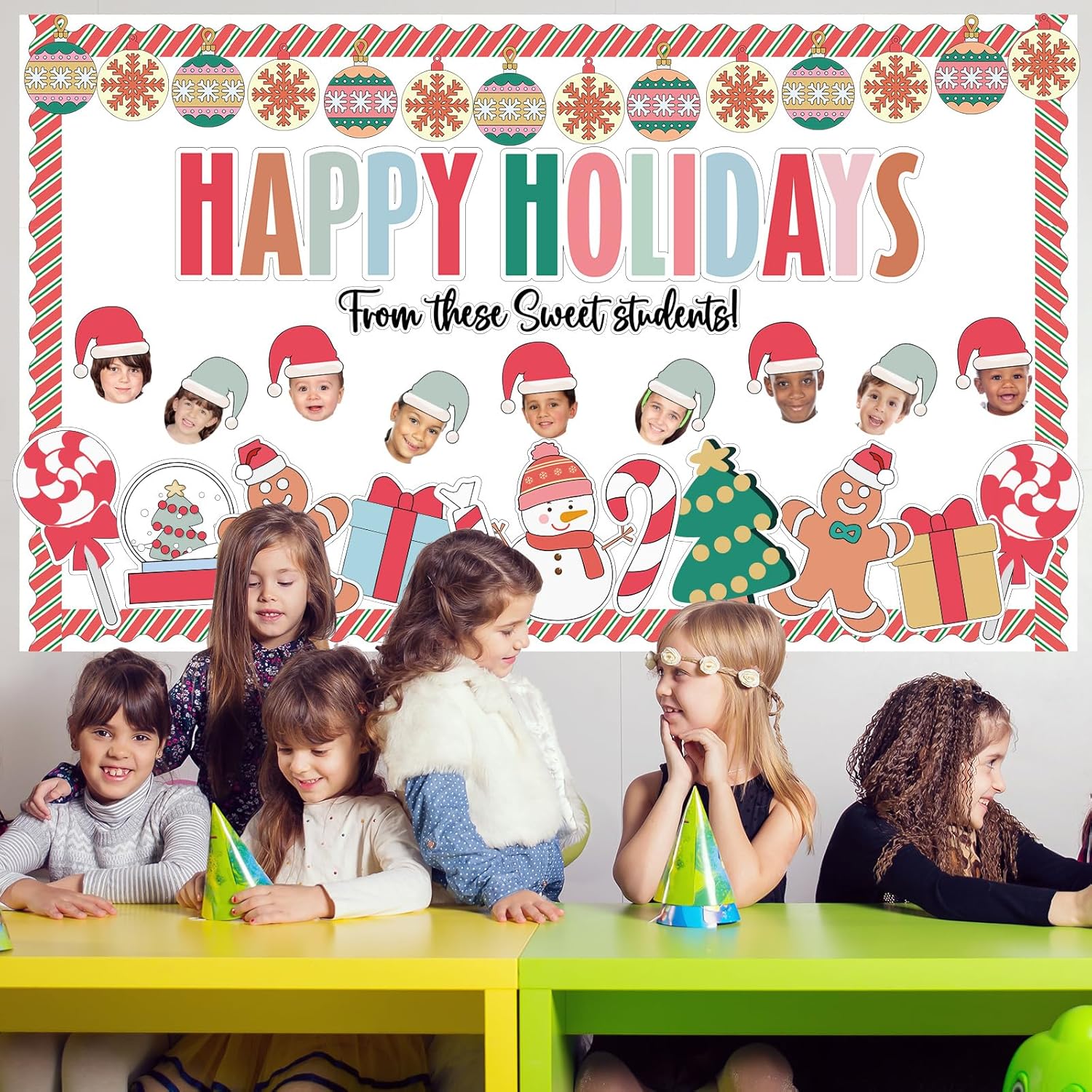 Christmas Bulletin Board Decoration Set