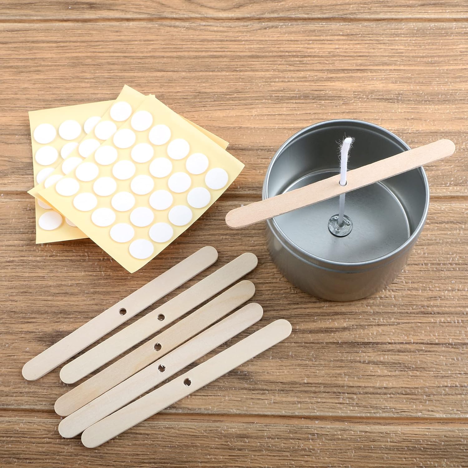 MILIVIXAY 6 Inch Candle Wick Bundle