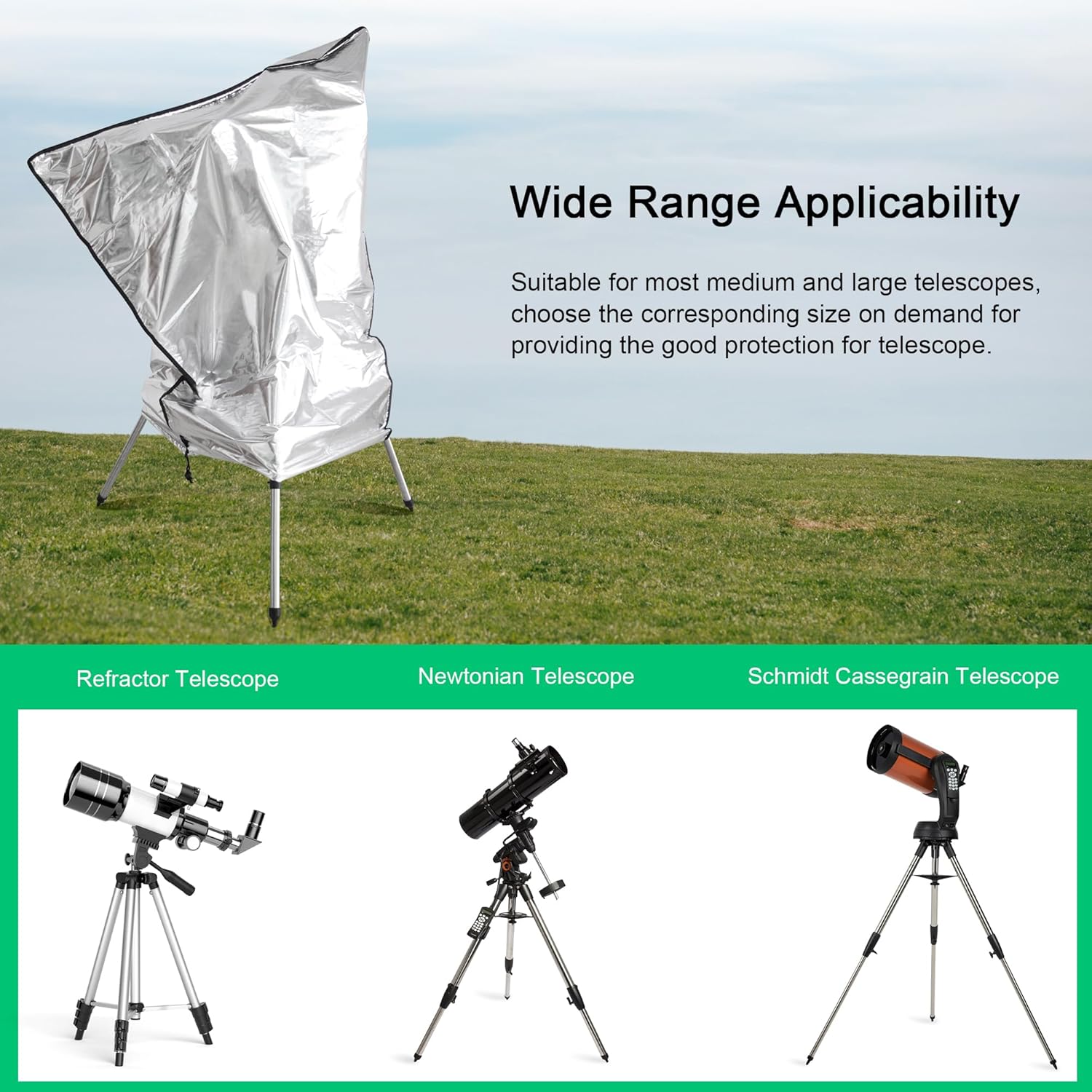 Astromania Telescope Cover with Strap 238 Inch Diameter