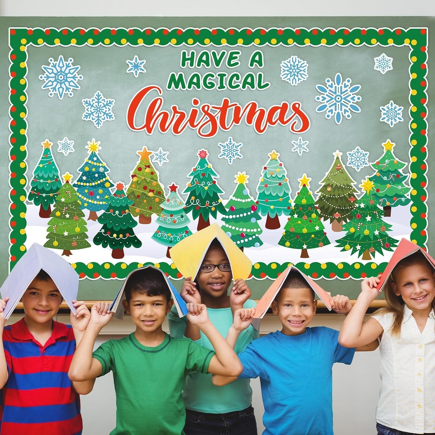 Christmas Bulletin Board Classroom Decorations Set