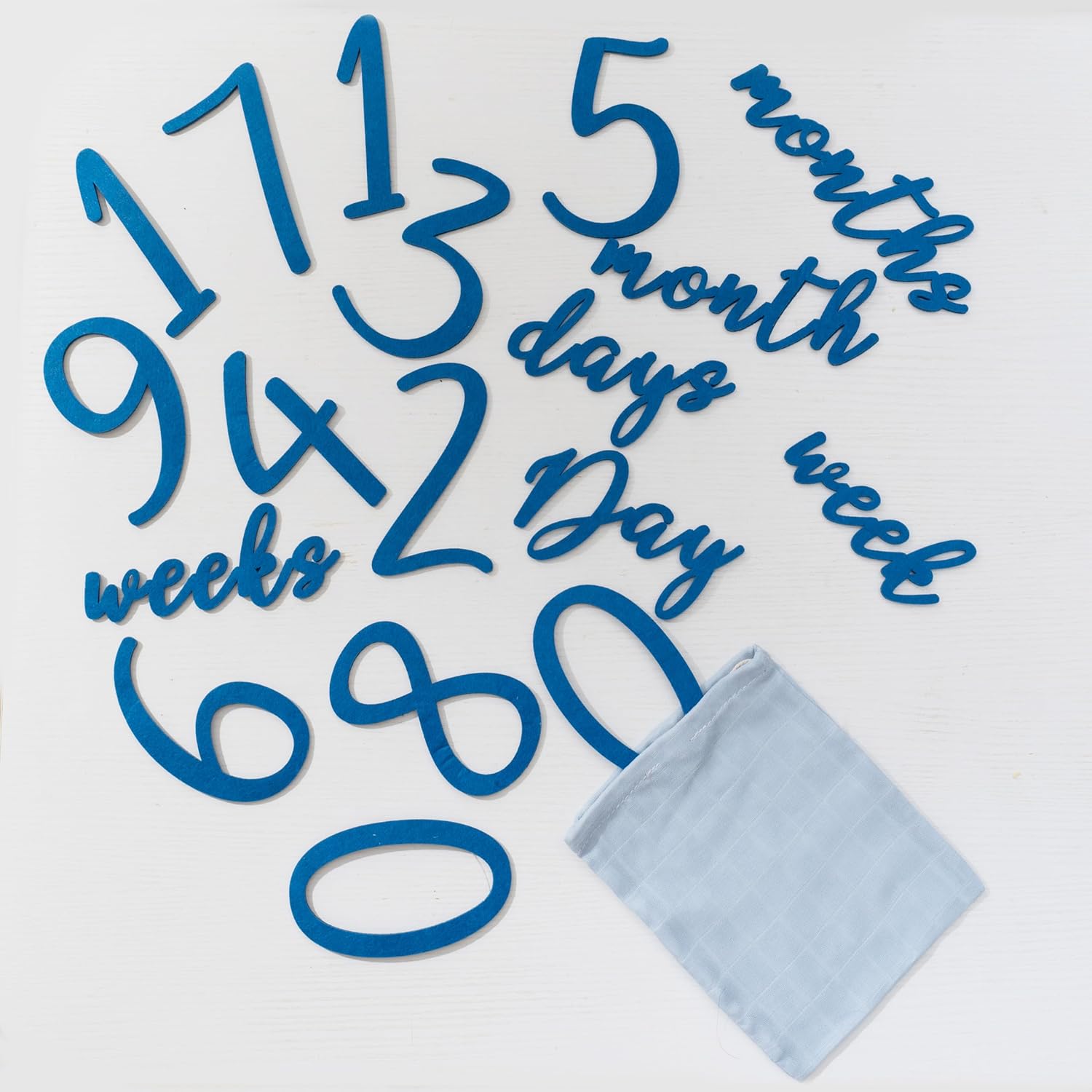 Miaoberry Ocean Baby Milestone Blanket for Boys