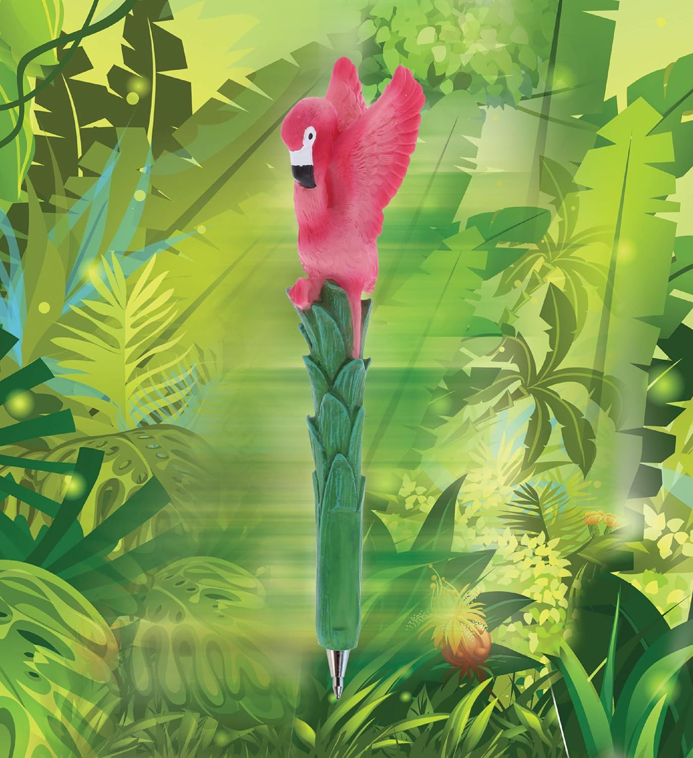 Tropical Flamingo Novelty Pen for Adults and Kids