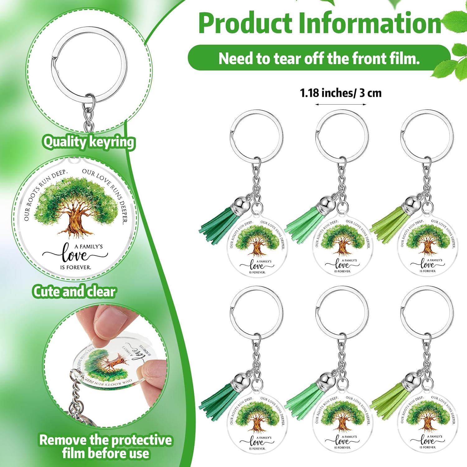 40 Piece Family Reunion Gift Set with Pens Keychains and Cards
