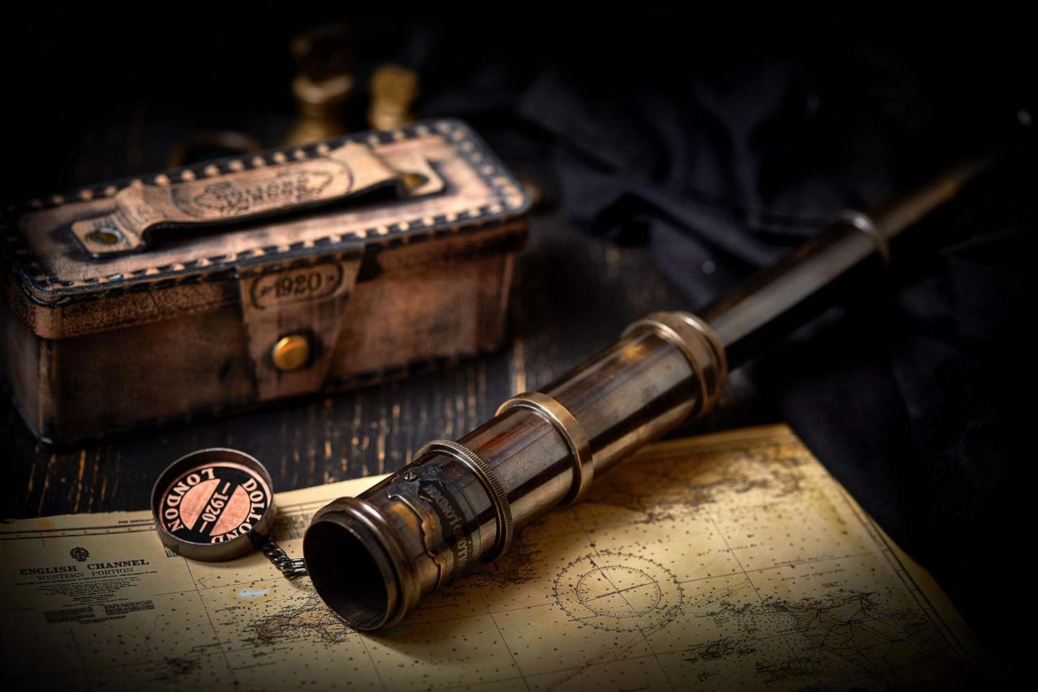 Handmade Antique Brass Telescope Replica 15 Inch