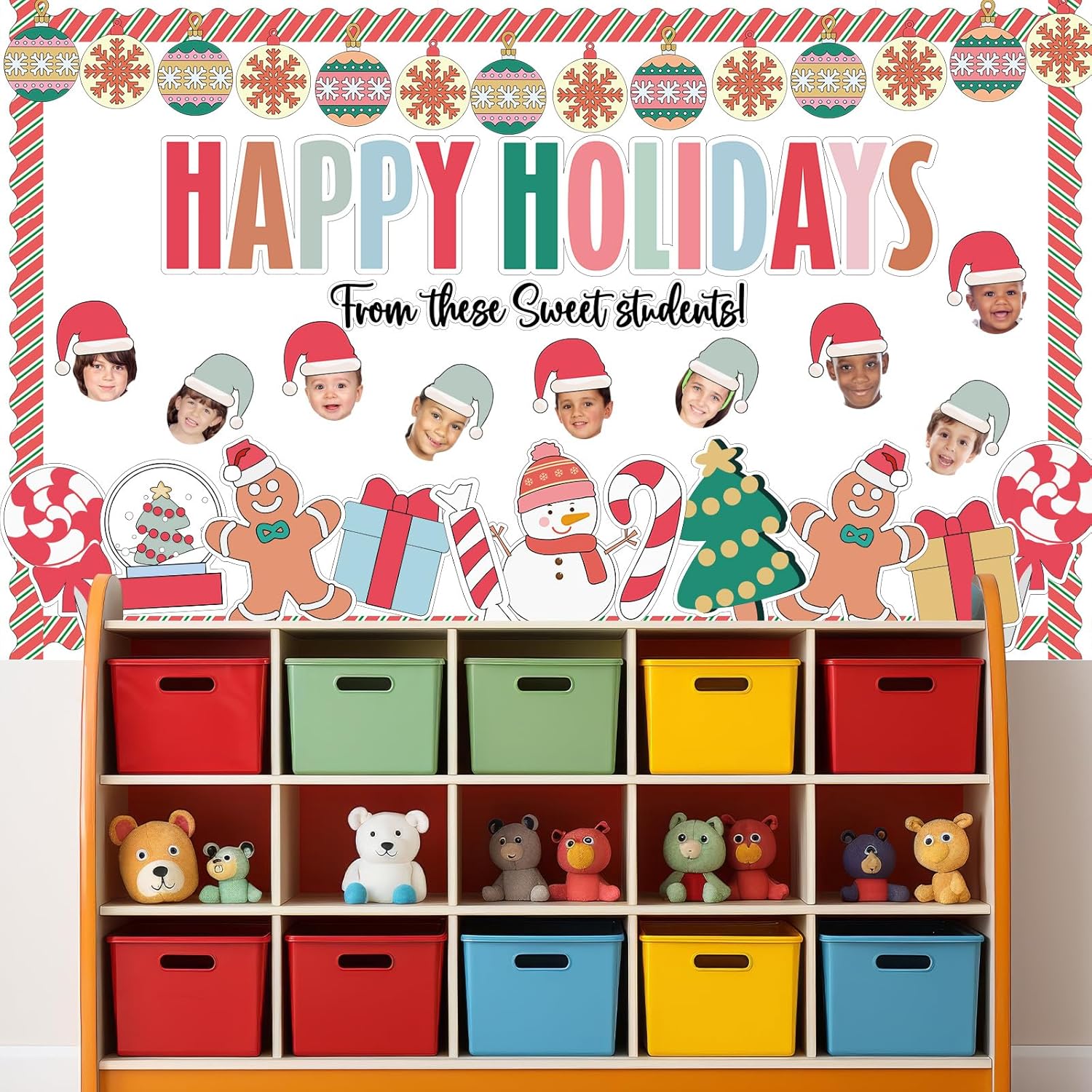 Christmas Bulletin Board Decoration Set