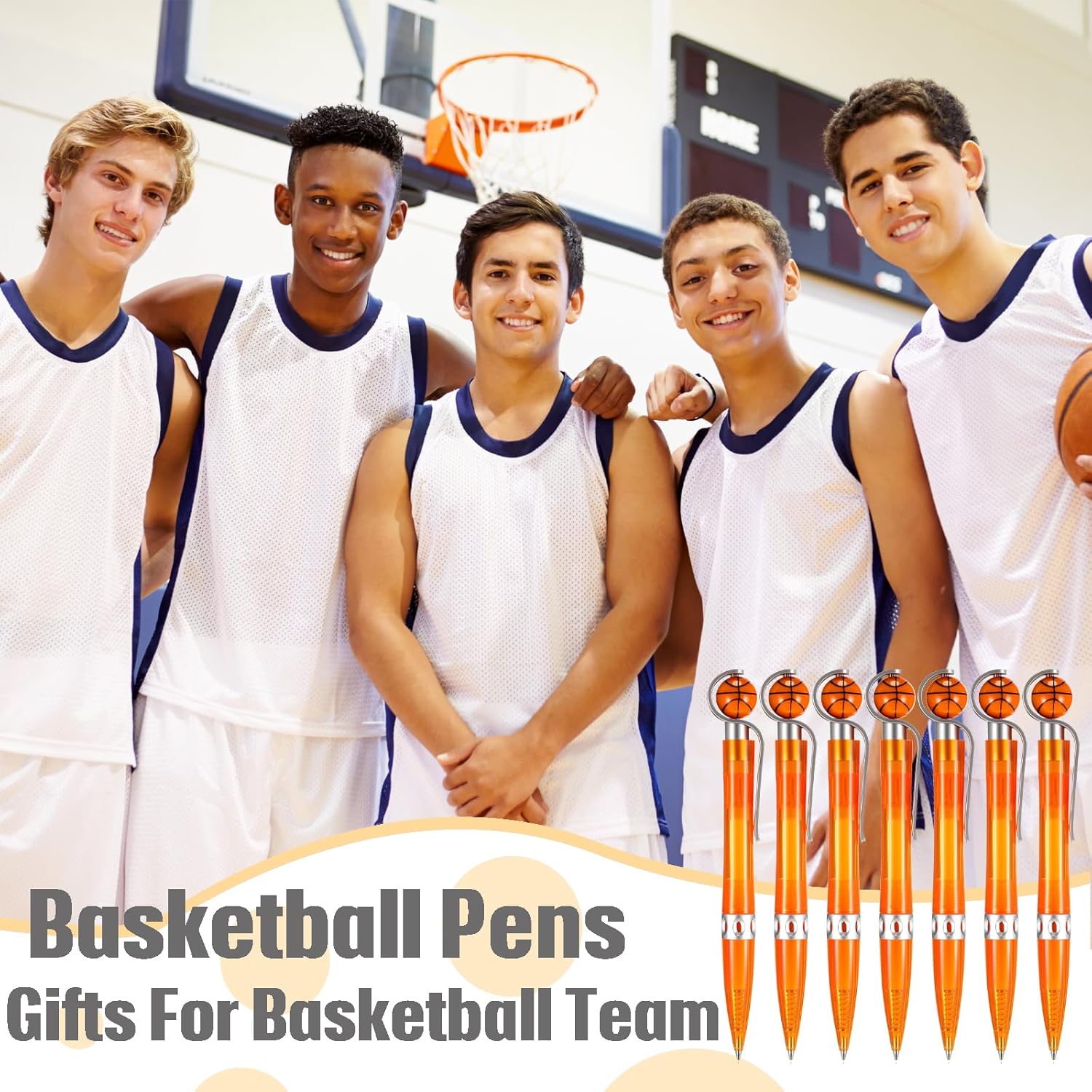 12Pcs Basketball Pens for Parties and School Supplies