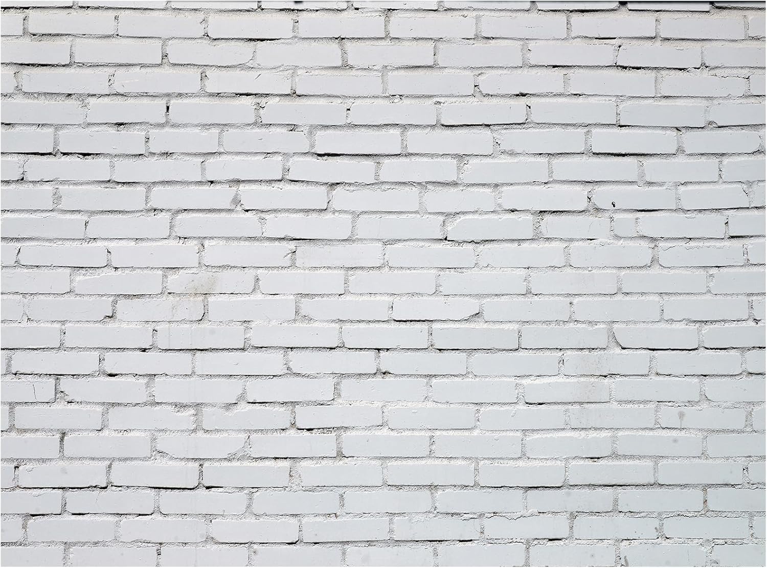 10x8 ft White Brick Wall Photo Backdrop