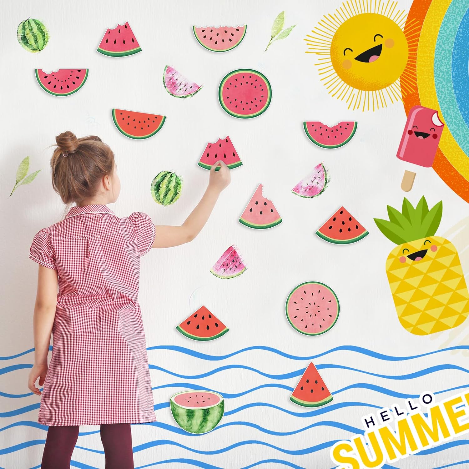 Seajan 60 Pcs Watermelon Bulletin Board Decorations