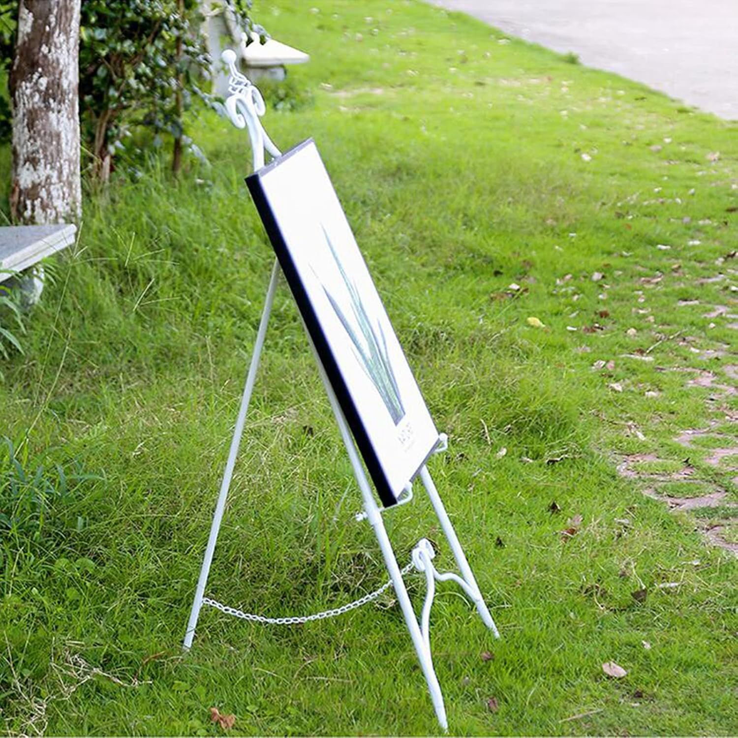 Folding A-Frame Easel for Painting and Display