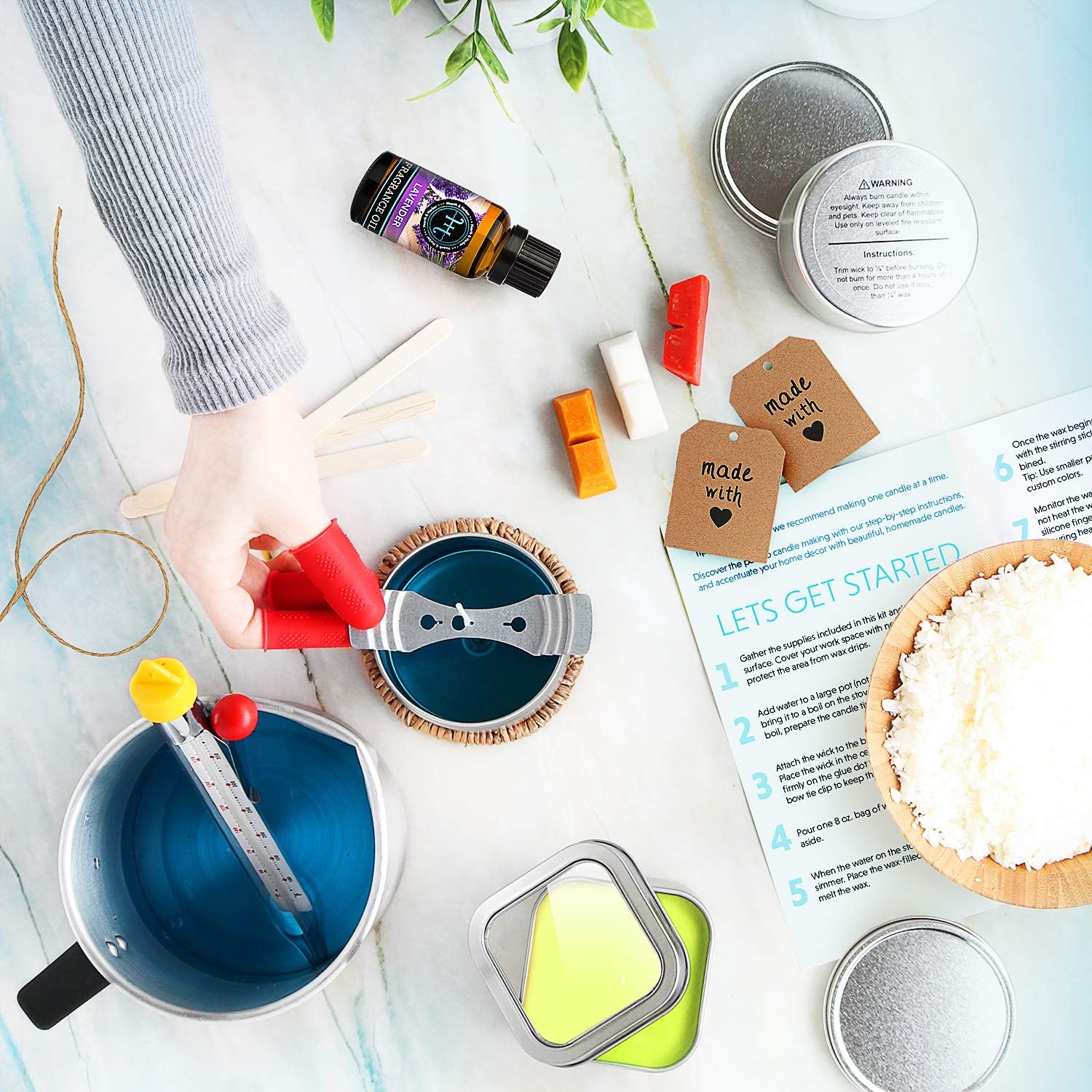 Soy Candle Making Kit for Adults and Kids