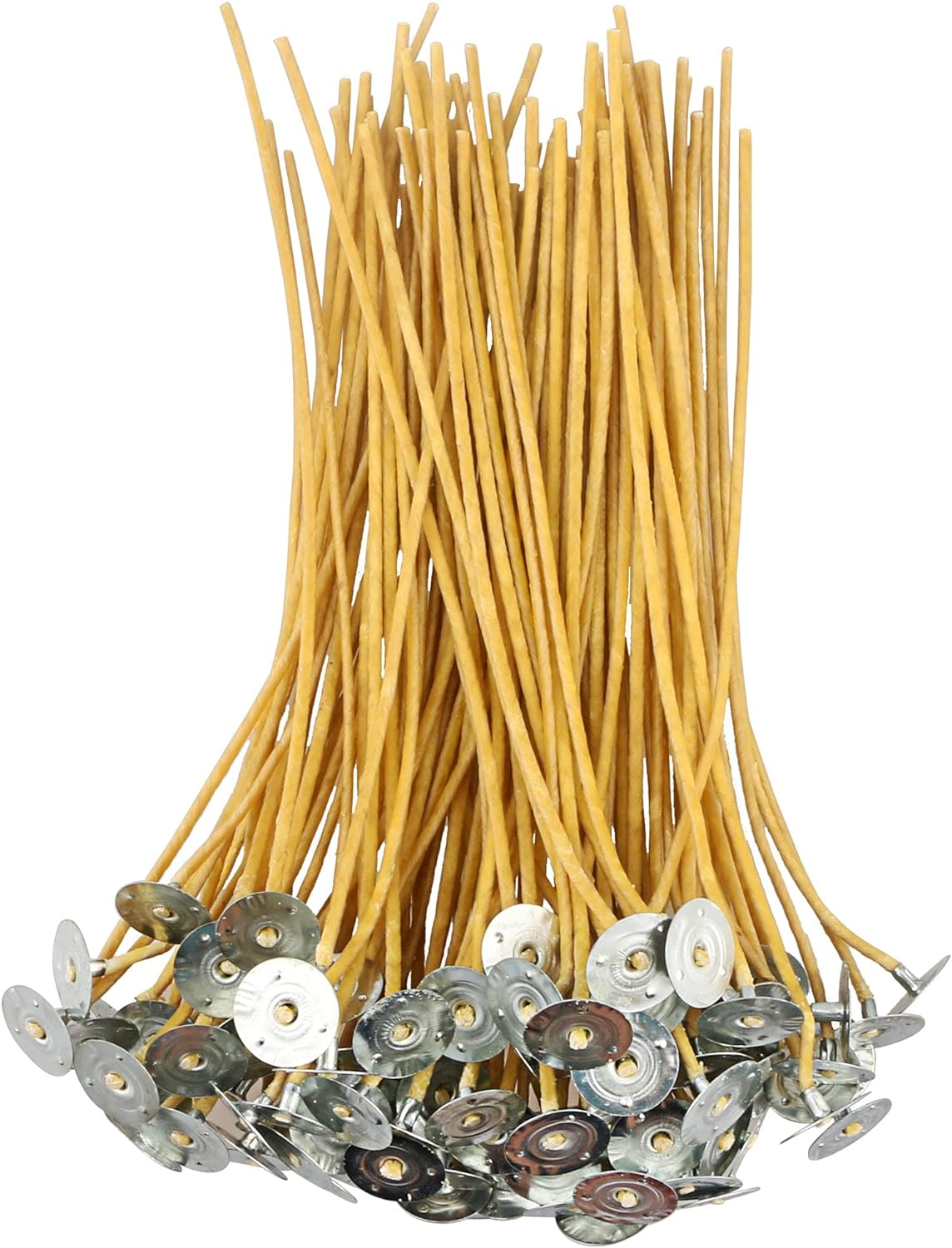 100 PCS 6 Inch Hemp Candle Wicks with Natural Beeswax