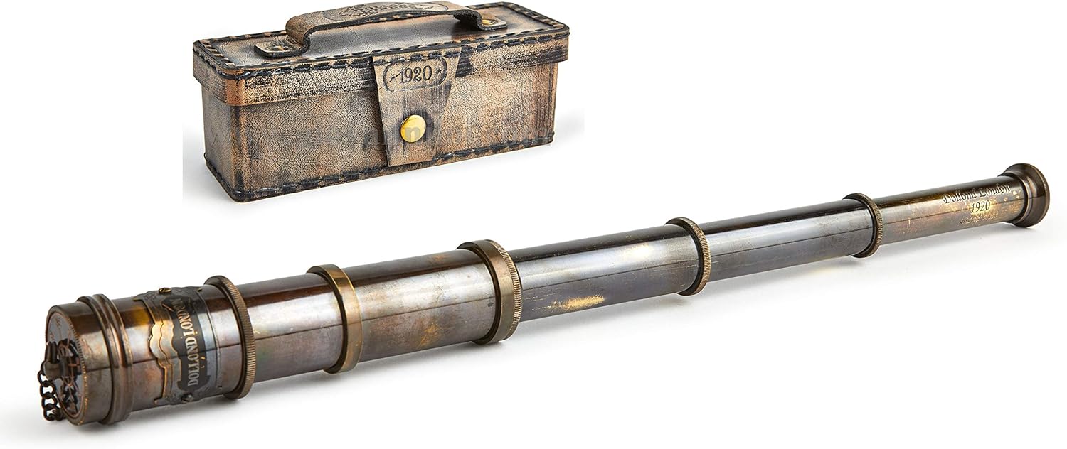 Handmade Antique Brass Telescope Replica 15 Inch