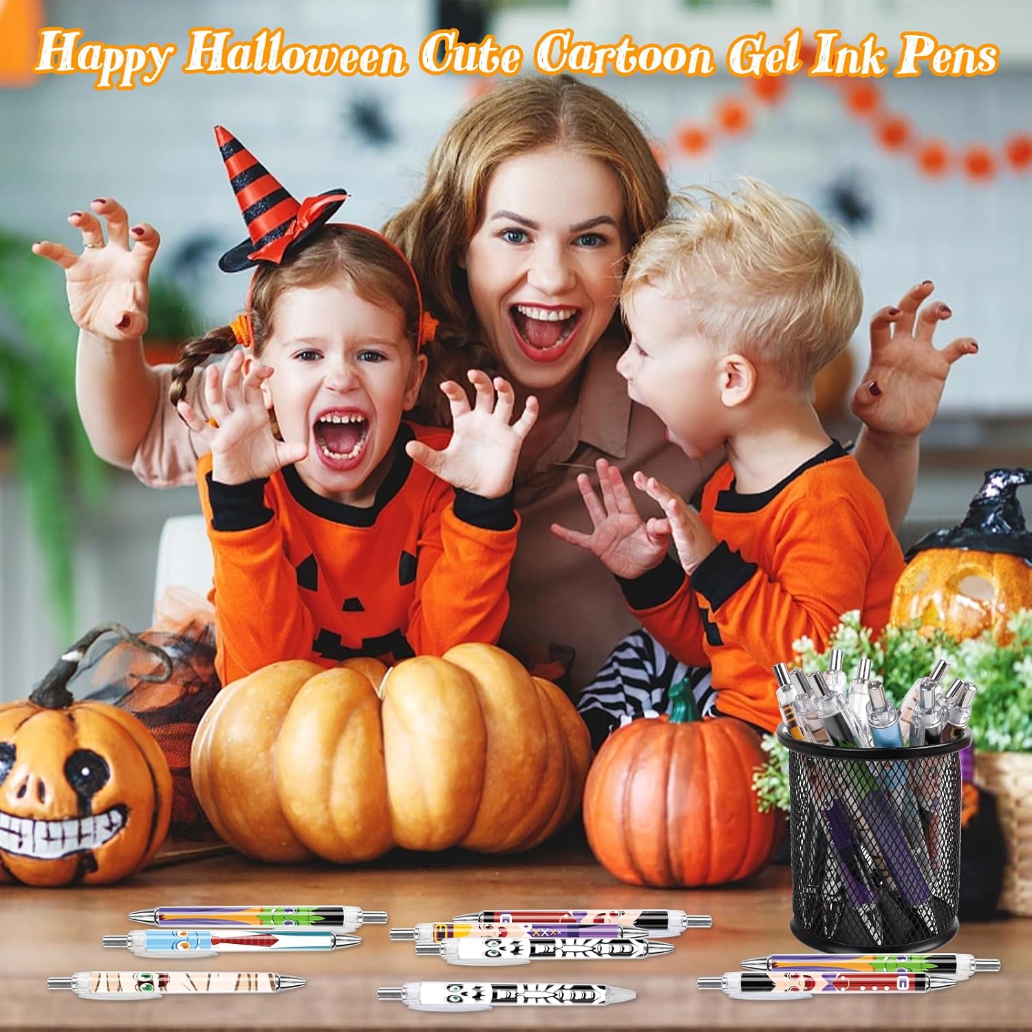 DIYASY 36 Pcs Halloween Pens Bulk Set
