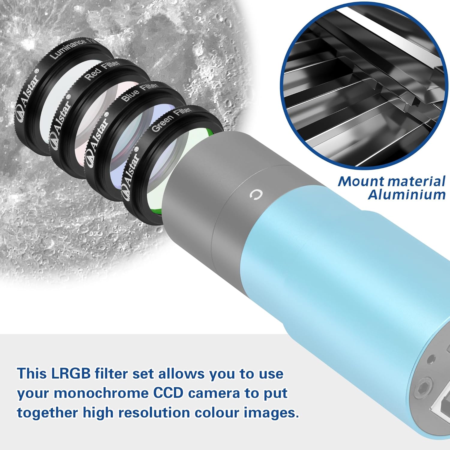 Alstar Deluxe LRGB Telescope Filter Set
