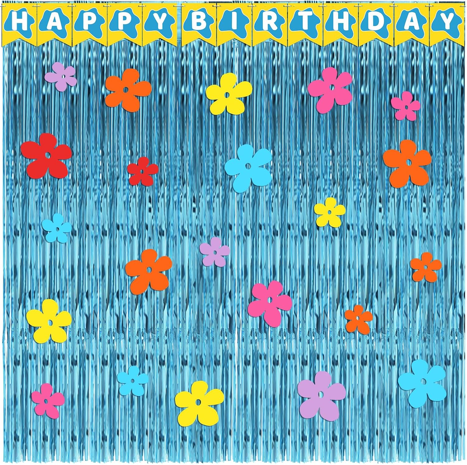 Epakh 39 Pcs Cartoon Sponge Birthday Decor Set