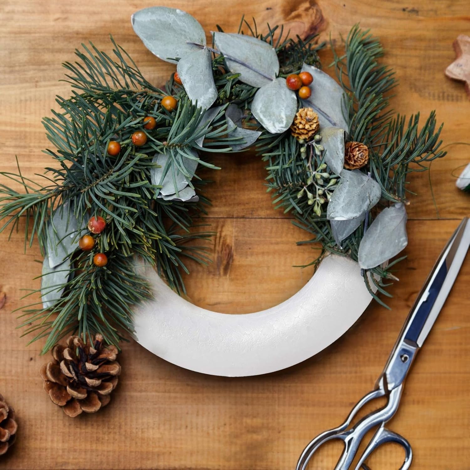 Juvale 6 Inch Foam Wreath Forms 8 Pack
