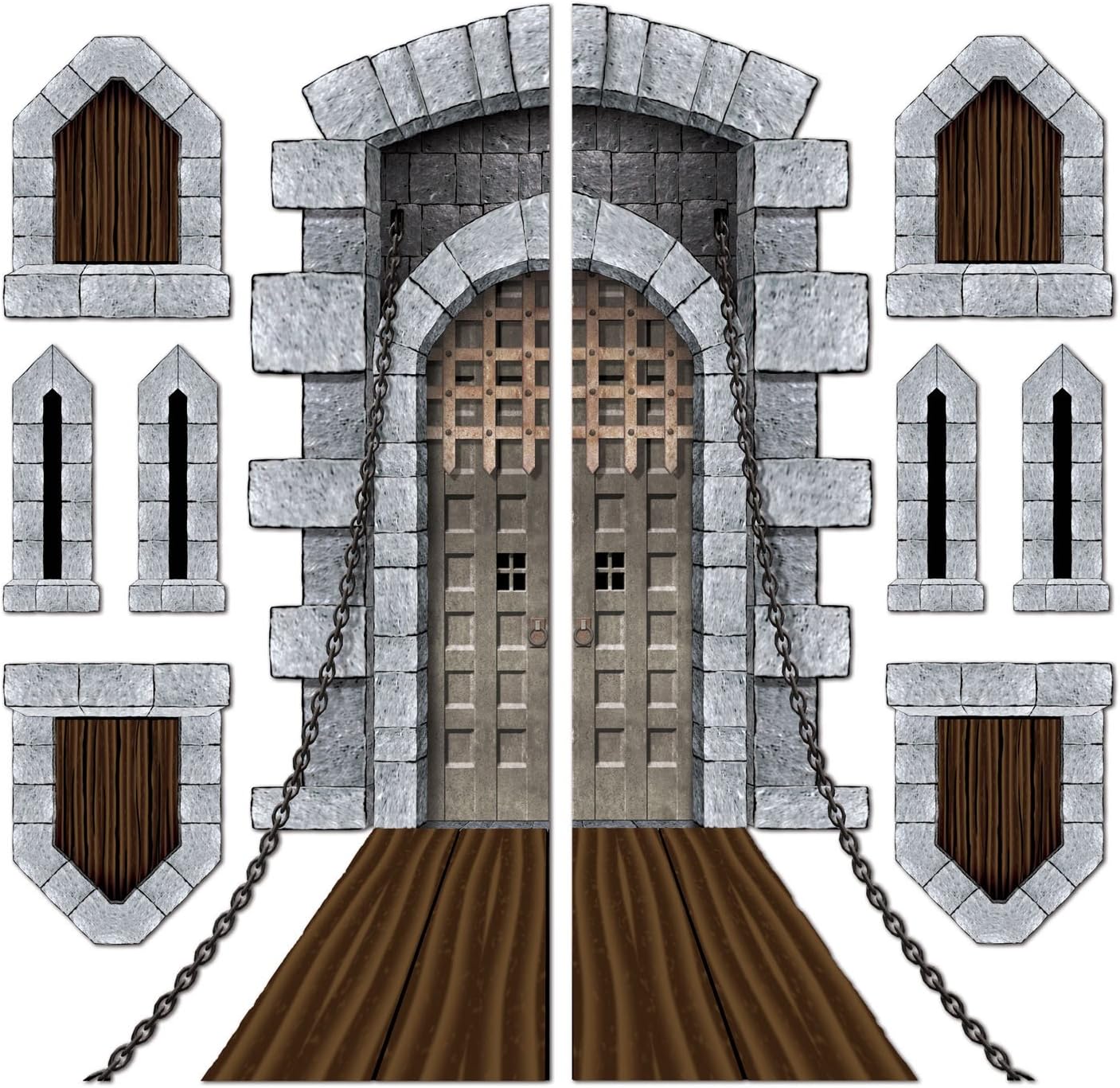 Beistle Castle Door And Window Props For Parties