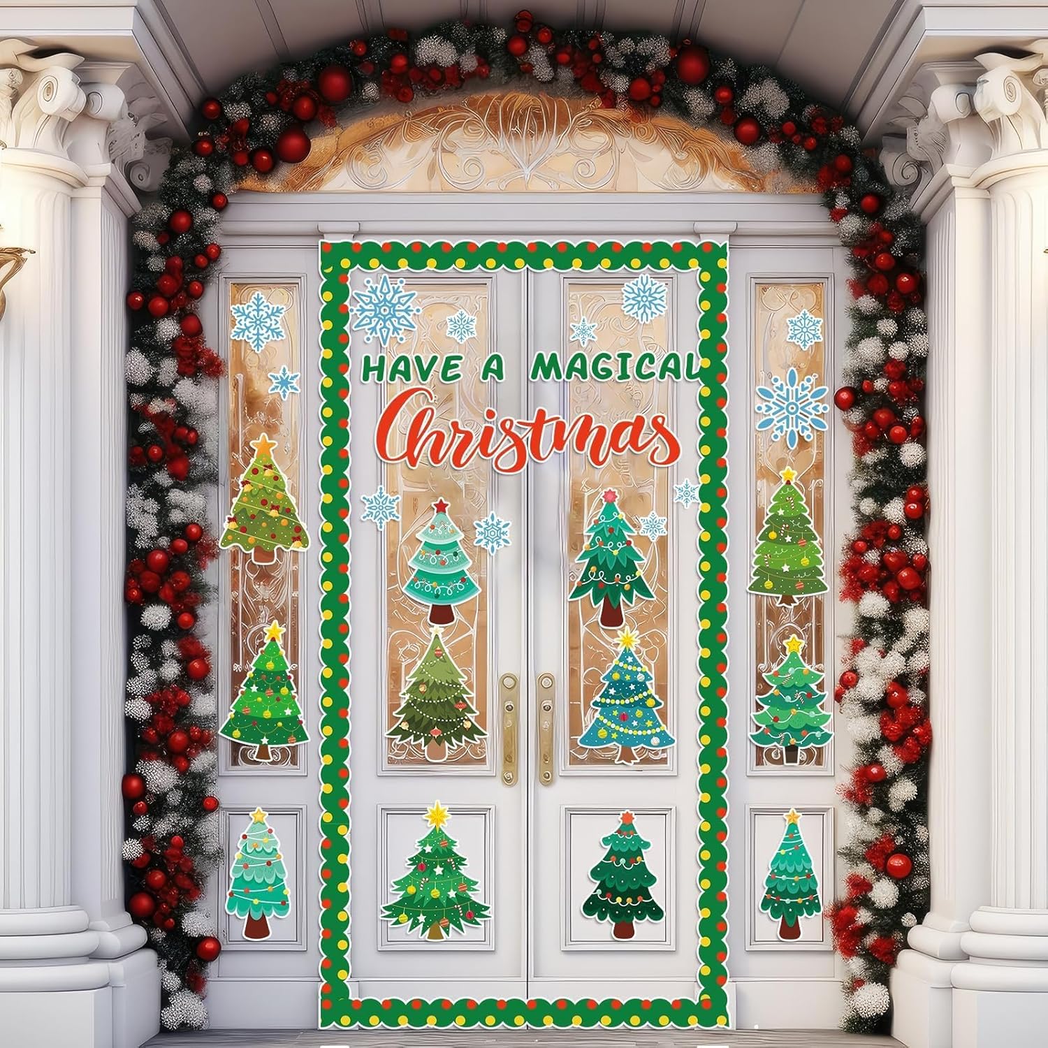 Christmas Bulletin Board Classroom Decorations Set